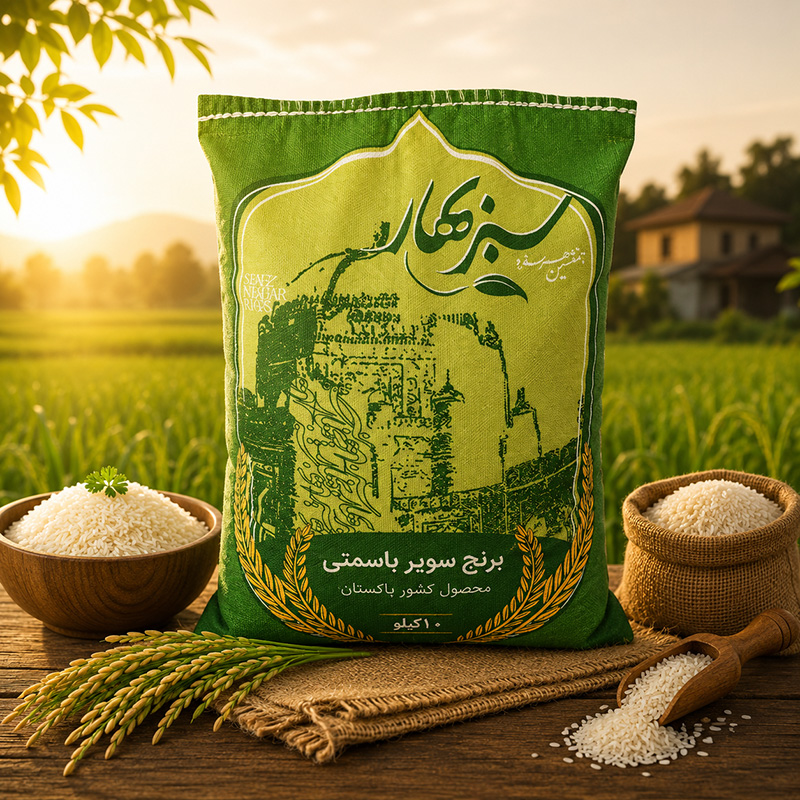 برنج سوپر باسمتی سبز بهار